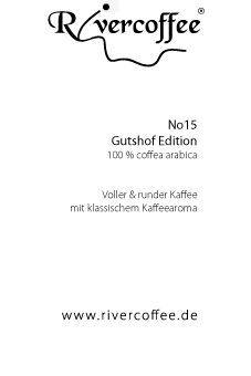 Rivercoffee No15 Gutshof Edition